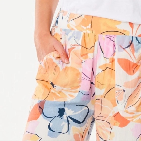 🔆RIP CURL🔆BLOOM BEACH WIDE LEG PANTS - Picture 3 of 14
